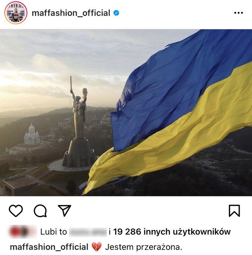Celebryci solidaryzują się z zaatakowaną przez Rosję Ukrainą