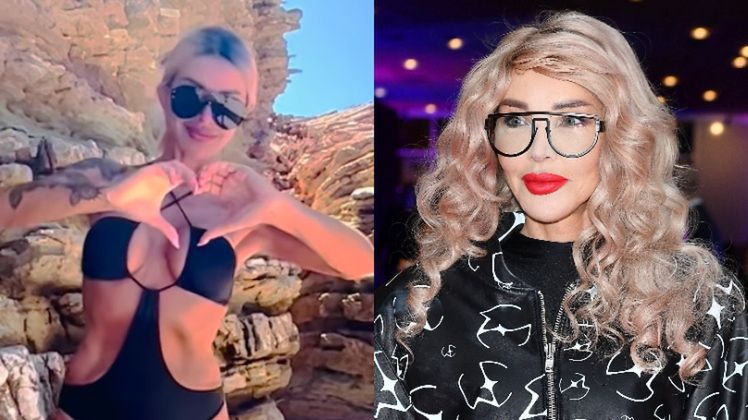 Ewa Minge podryguje w bikini i rozprawia o cielesności