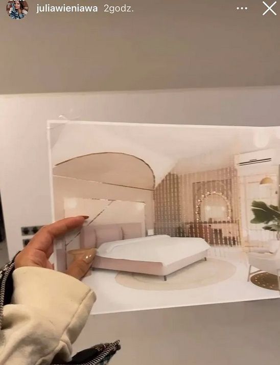 Julia Wieniawa przez cały czas remontu nowego mieszkania zdawała relacje z postępu prac na swoim Instagramie