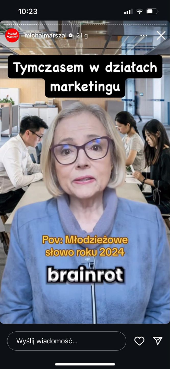 Memy po ogłoszeniu młodzieżowego słowa roku 2024