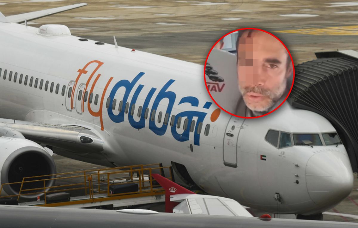 "Potrzebujemy pomocy". Jest film z samolotu Flydubai