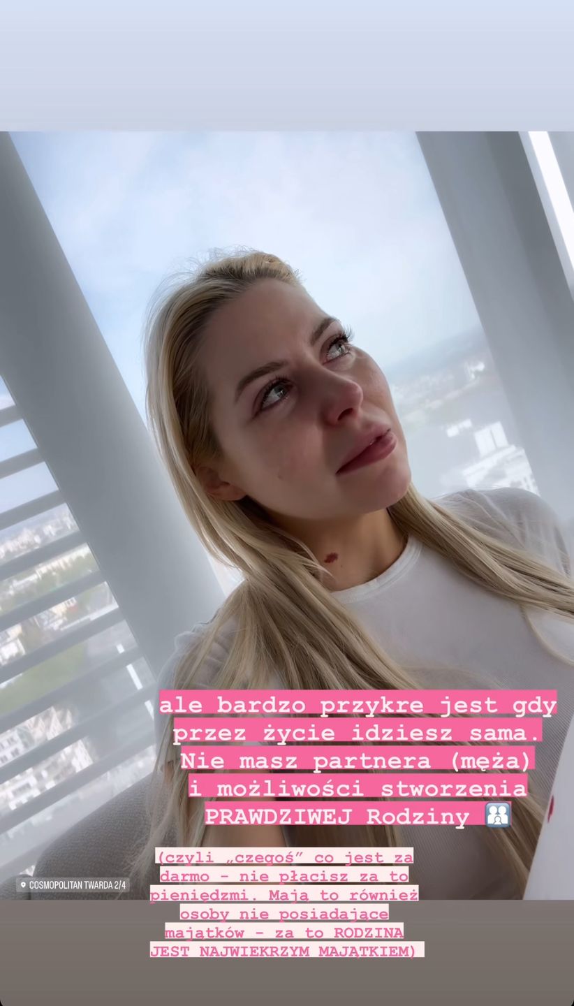 Julia von Stein zalała się łzami