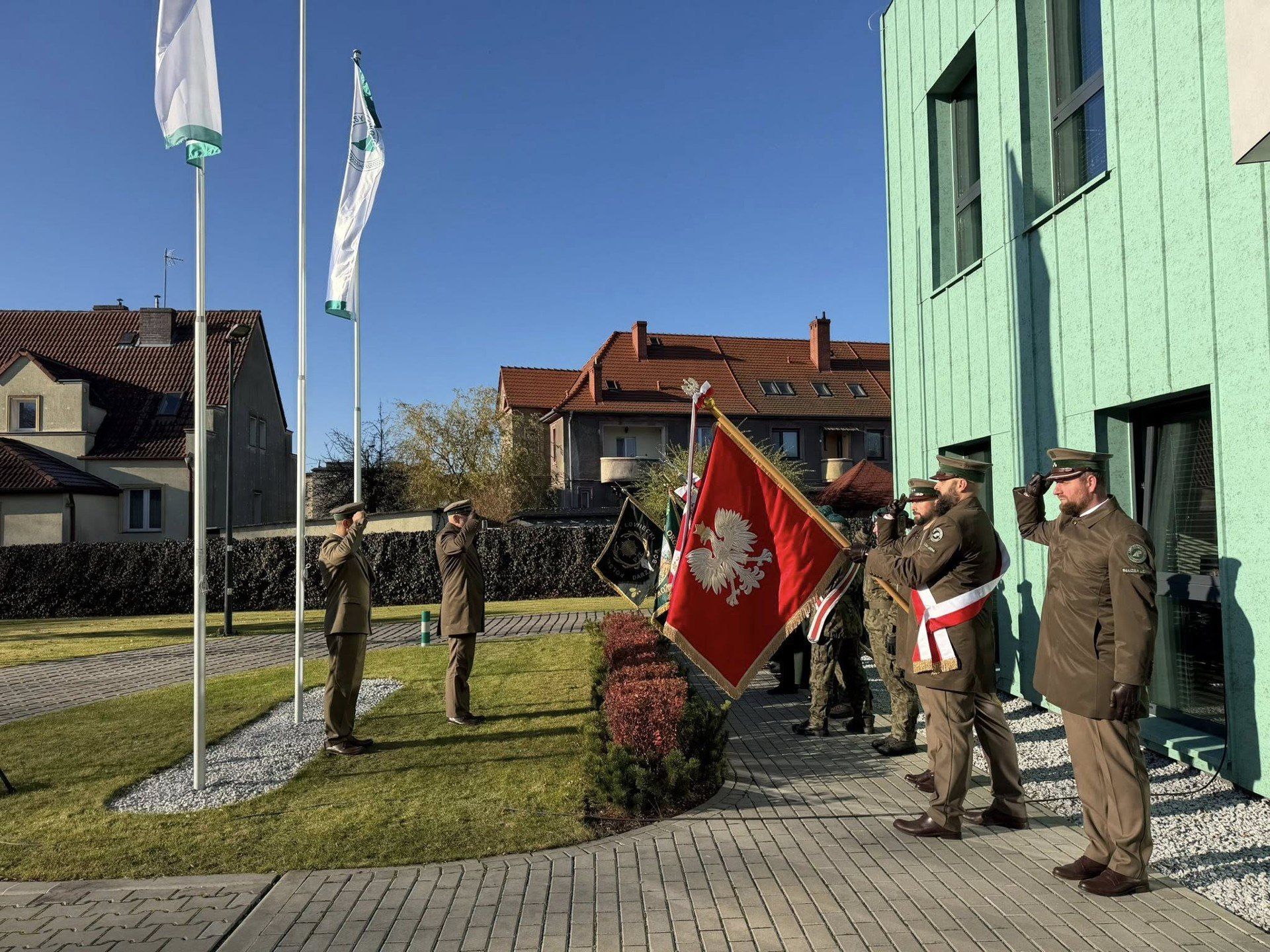 Nadanie sztandaru Nadleśnictwu Sulechów