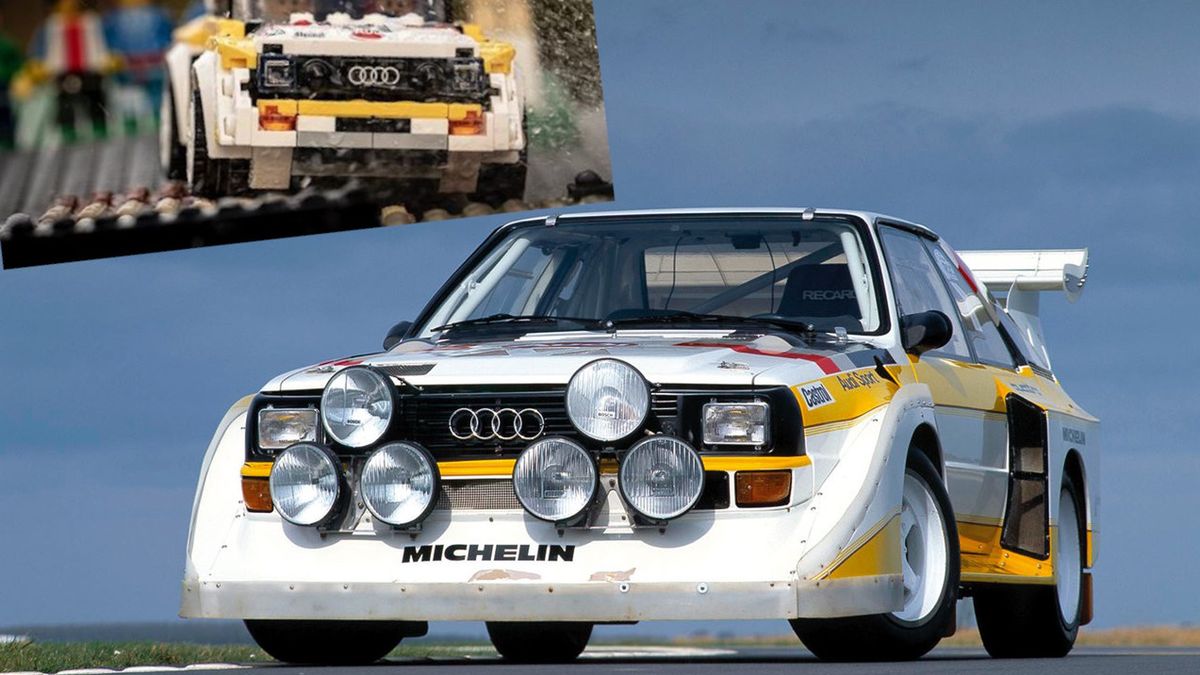 Quattro S1 z klocków Lego okazało się inspirującą zabawką.