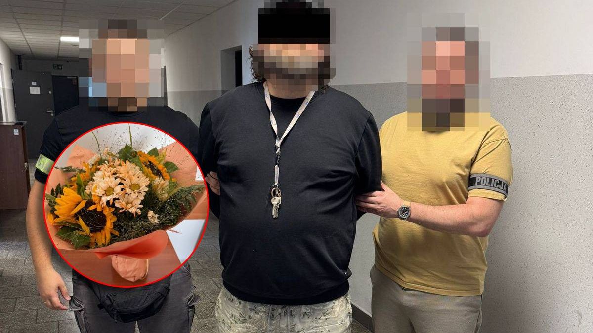 43-latek z Lublina ukradł bukiet z kwiatomatu