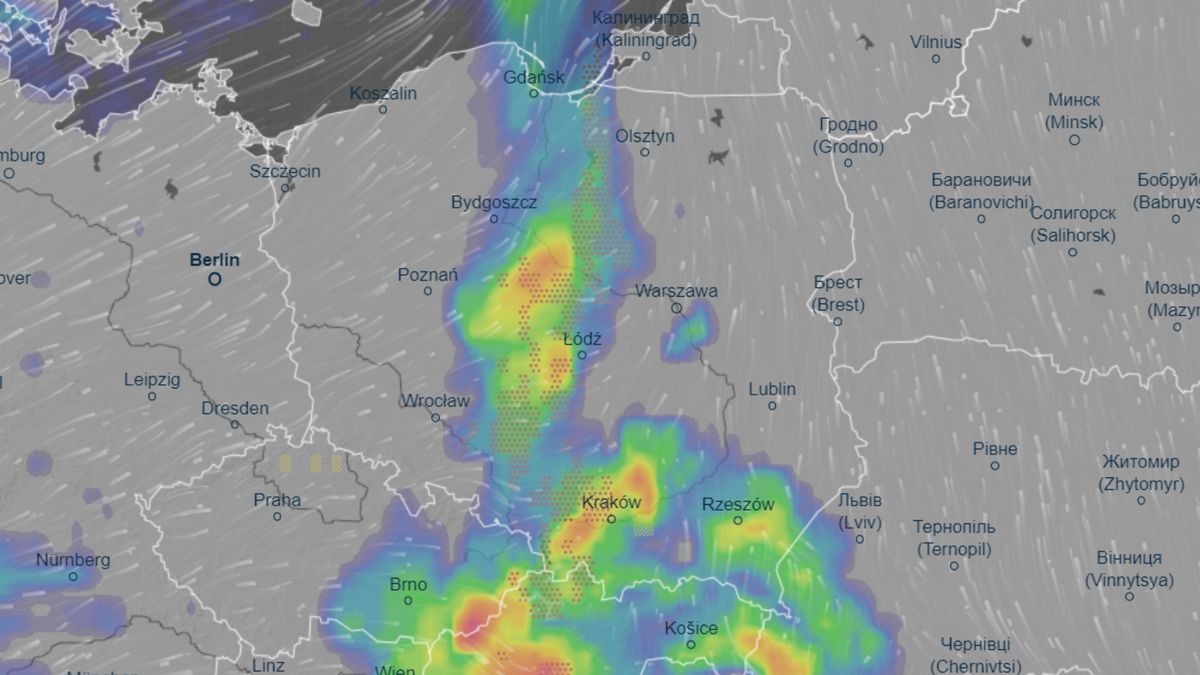 IMGW: we wtorek możliwe deszcze i burze