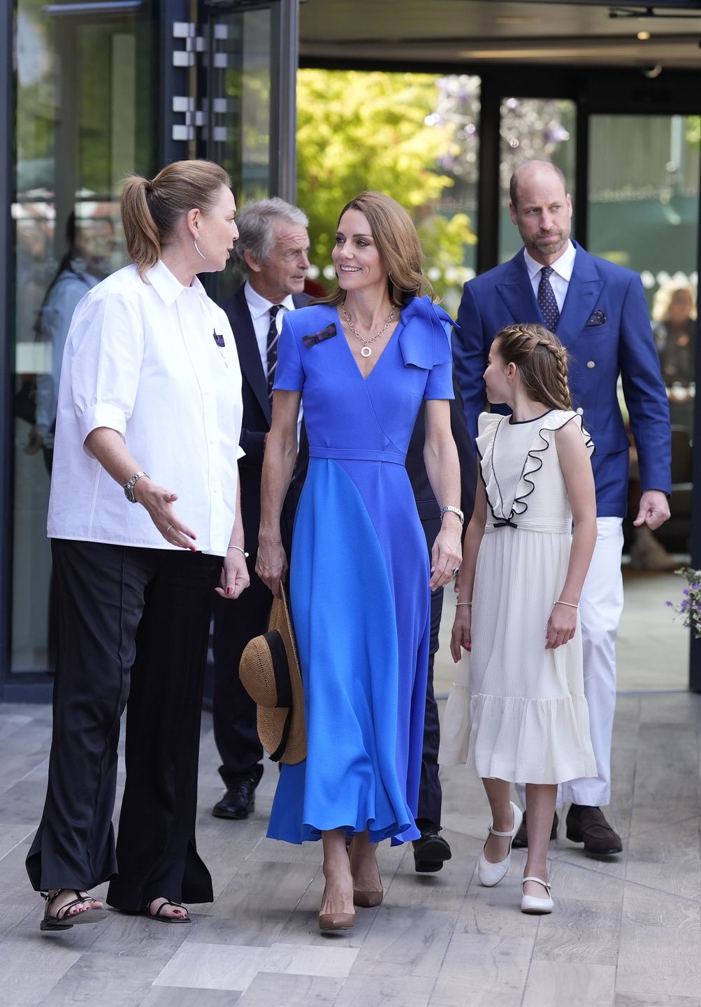 Przedstawiciele rodziny królewskiej podczas finału Wimbledonu