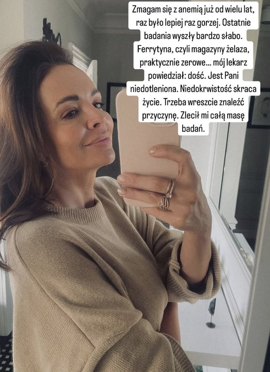 Anna Wendzikowska zmaga się z anemią