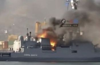 Atak na port wojenny w Noworosyjsku. Tak wyglądało uderzenie na Admirała Makarowa
