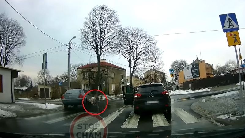 Kierowca forda potrącił kobietę podczas ucieczki z miejsca kolizji