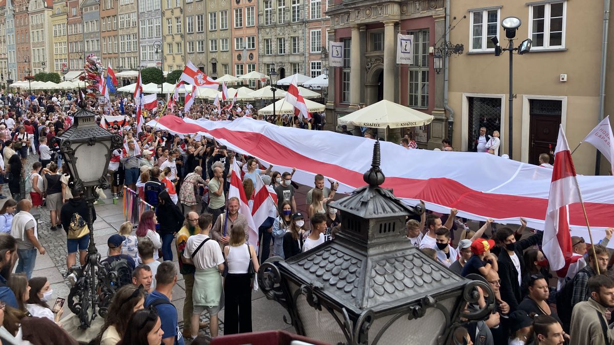 Marsz Solidarni z Białorusią, Gdańsk