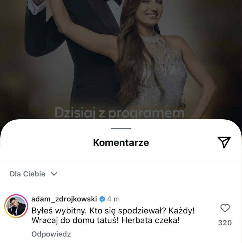 Zdrójkowski komentuje odpadnięcie Karola z "TzG"