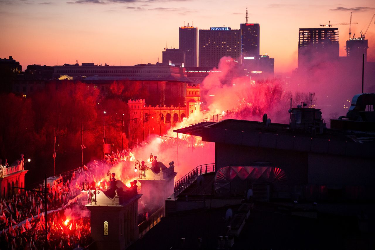 Marsz Niepodległości w Warszawie, 11.11.2019 r. 