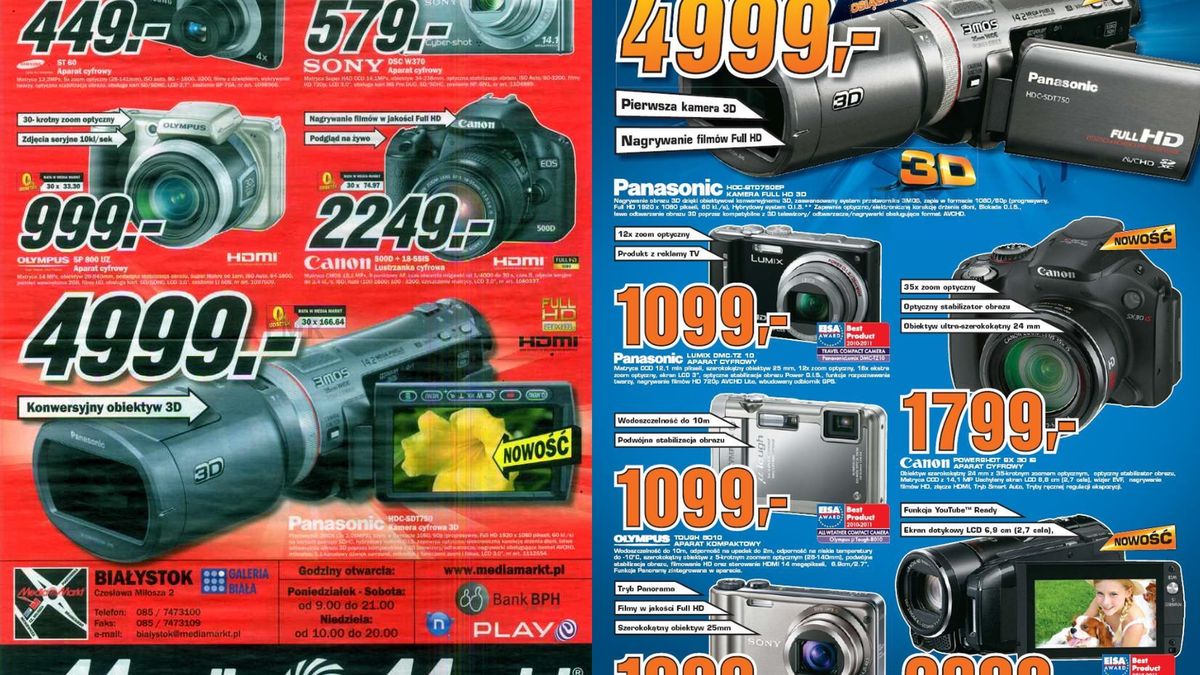 Kamera 3D Panasonica w marketach 1