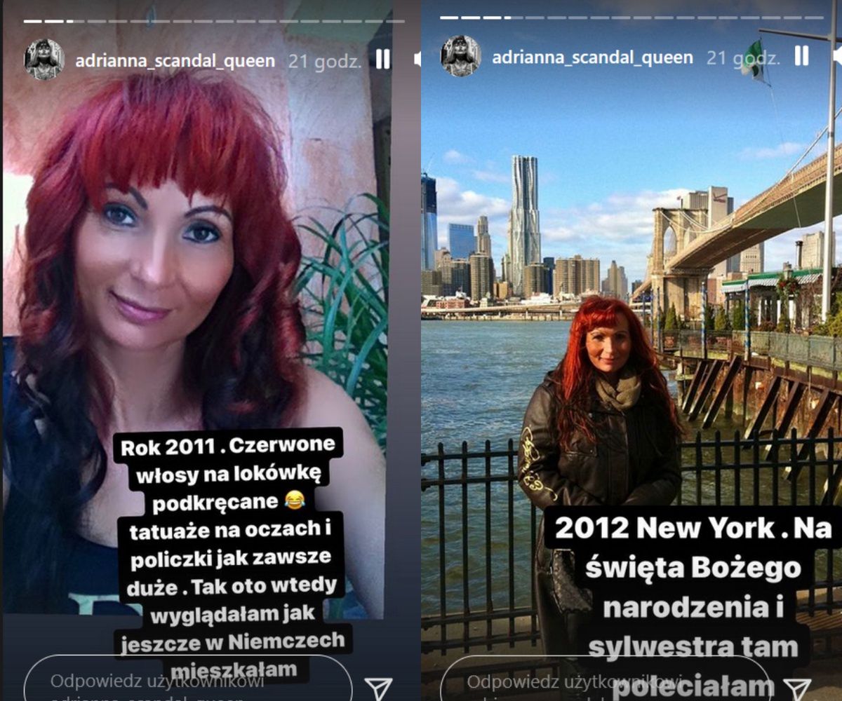 Stare zdjęcia Adrianny