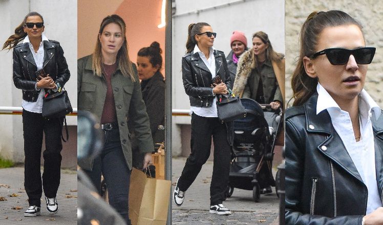 Stylowa Anna Lewandowska w ramonesce za 16 tysięcy uskutecznia tournee po butikach z Zofią Ślotałą i Zosią Zborowską (ZDJĘCIA)