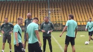 GKS Katowice: Pierwszy trening ze ślubem w tle, a stara Bukowa jak urocza dojrzała kobieta