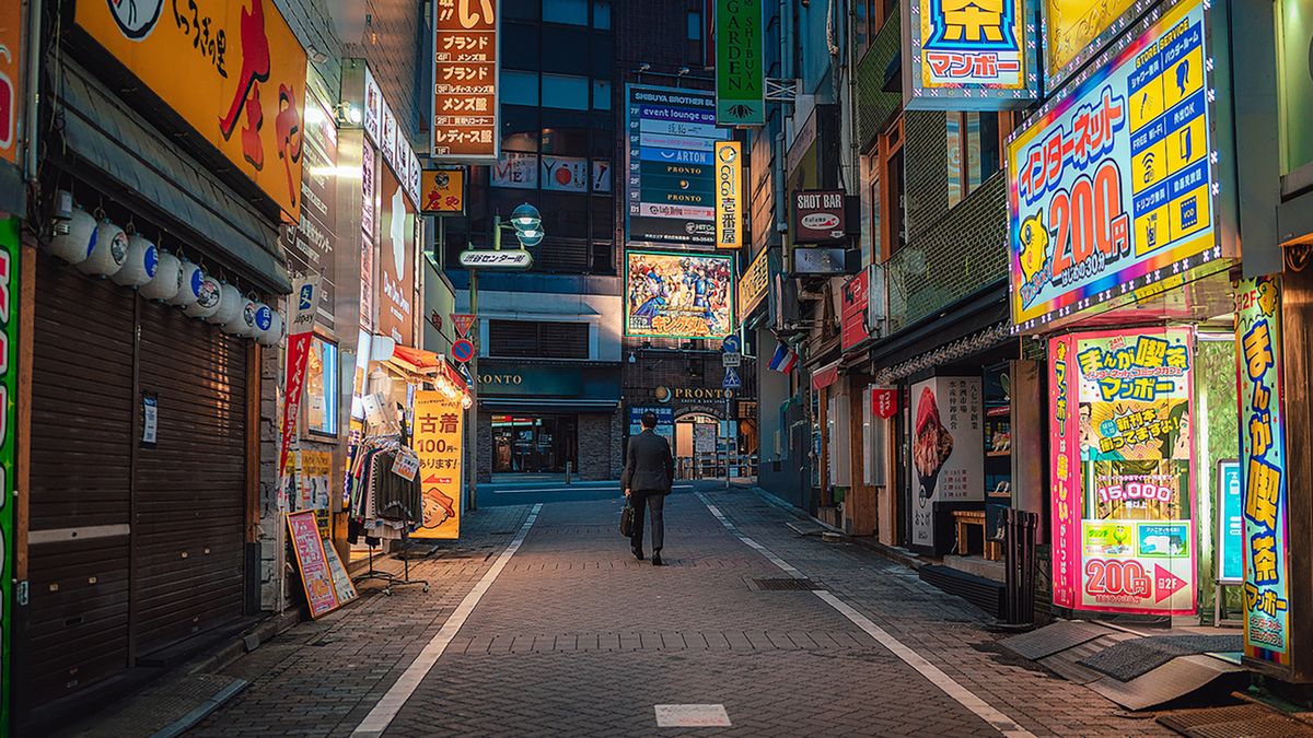 Tokio – na co dzień zatłoczone, dziś puste. Wygląda przerażajaco i spokojnie 1