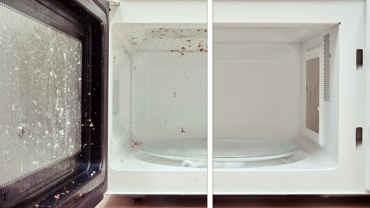 Jak wyczyścić brudną mikrofalówkę? 