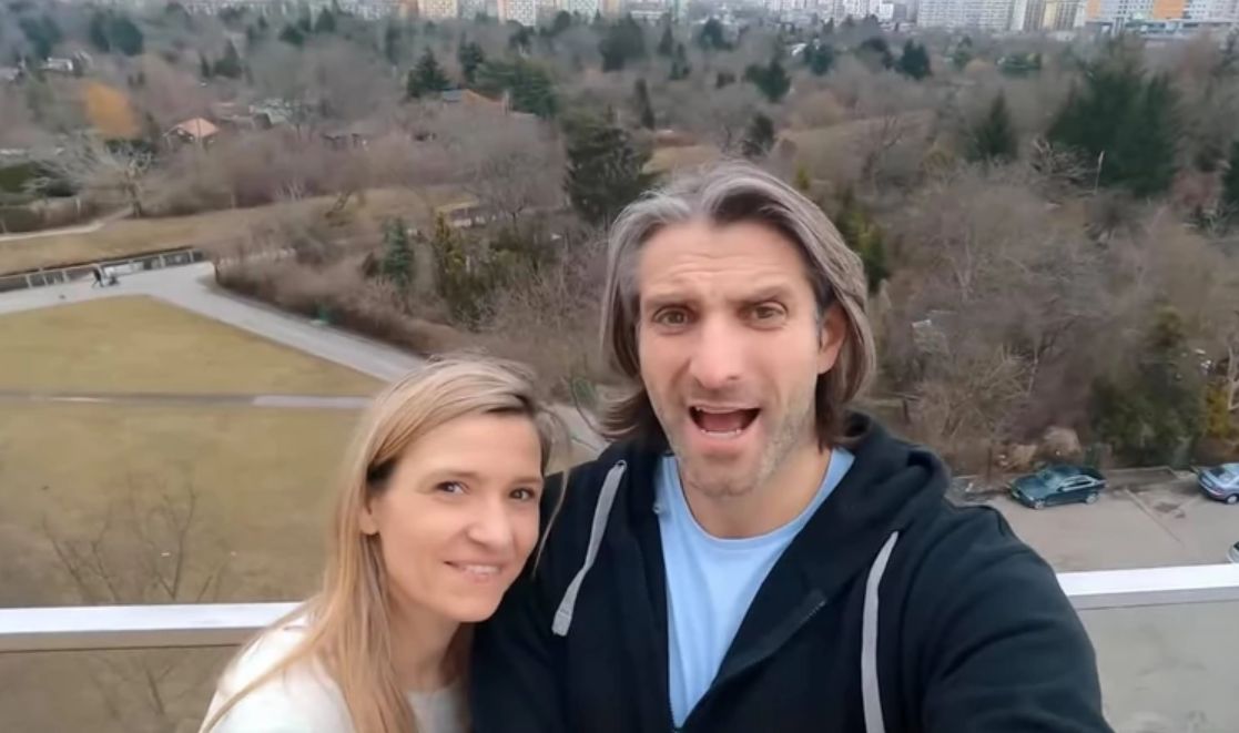 Joanna Koroniewska i Maciej Dowbor na balkonie nowego apartamentu (Instagram)