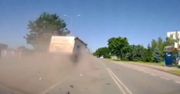 Kierowca ciężarówki o mały włos nie doprowadził do tragedii WIDEO
