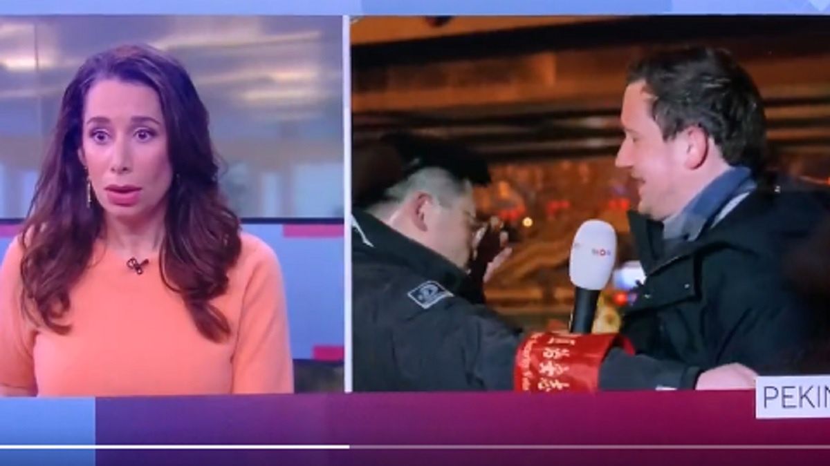 Dziennikarz usunięty przez ochroniarza