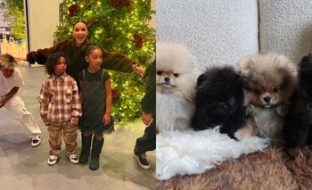 Kim Kardashian w ogniu krytyki za sprezentowanie czwórce dzieci po szczeniaku: "To jest PO*EBANE"