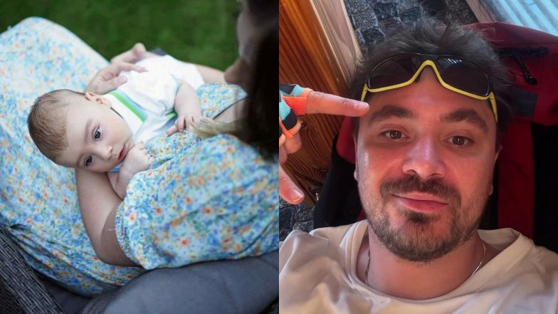 Daniel Martyniuk skomentował zdjęcie żony z synem
