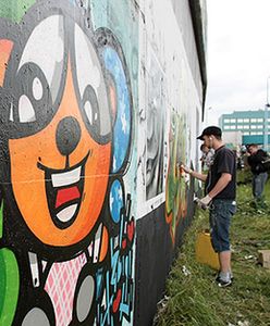 Łódź-Kaliska ozdobiona graffiti