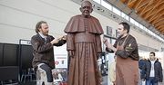 Czekoladowa statua papieża Franciszka