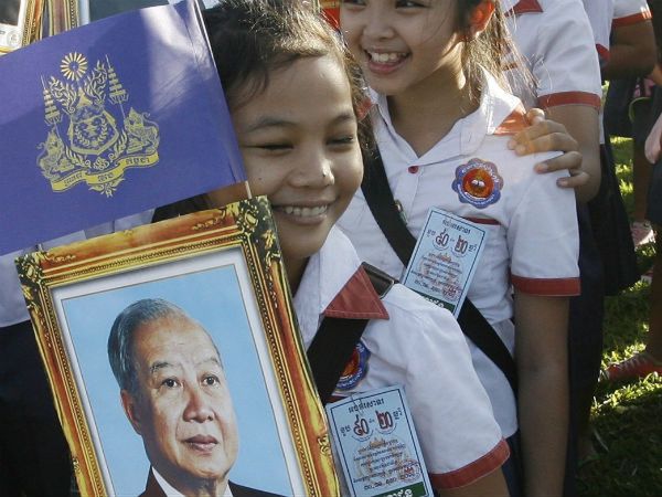 Zmarł były król Kambodży Norodom Sihanouk