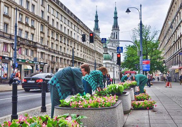 Warszawa cała w kwiatach - rozpoczęło się sadzenie 285 tys. roślin