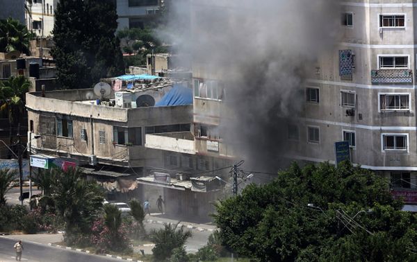 Najgorsza noc w Gazie - atakowano z powietrza, lądu i morza