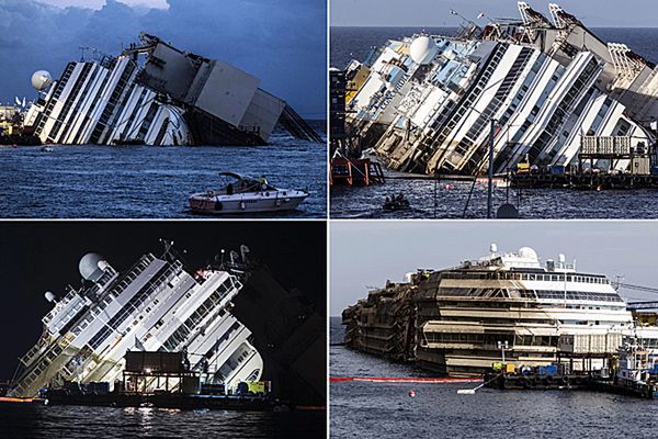 W pobliżu wraku Costa Concordii znaleziono ludzkie szczątki