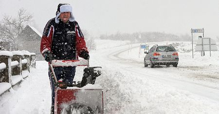 Orkan zaatakował na Śnieżce