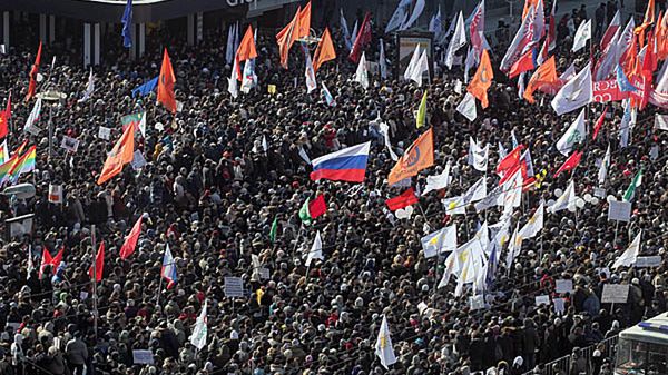 Demonstracja przeciwników Władimira Putina