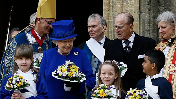 Królowa rozdała jałmużnę