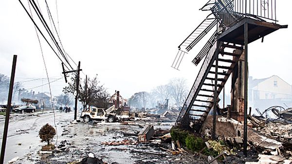 Zniszczenia wywołane huraganem Sandy