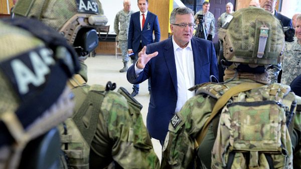 Prezydent Komorowski w Fort Bragg