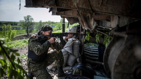 Uzbrojony prorosyjski separatysta