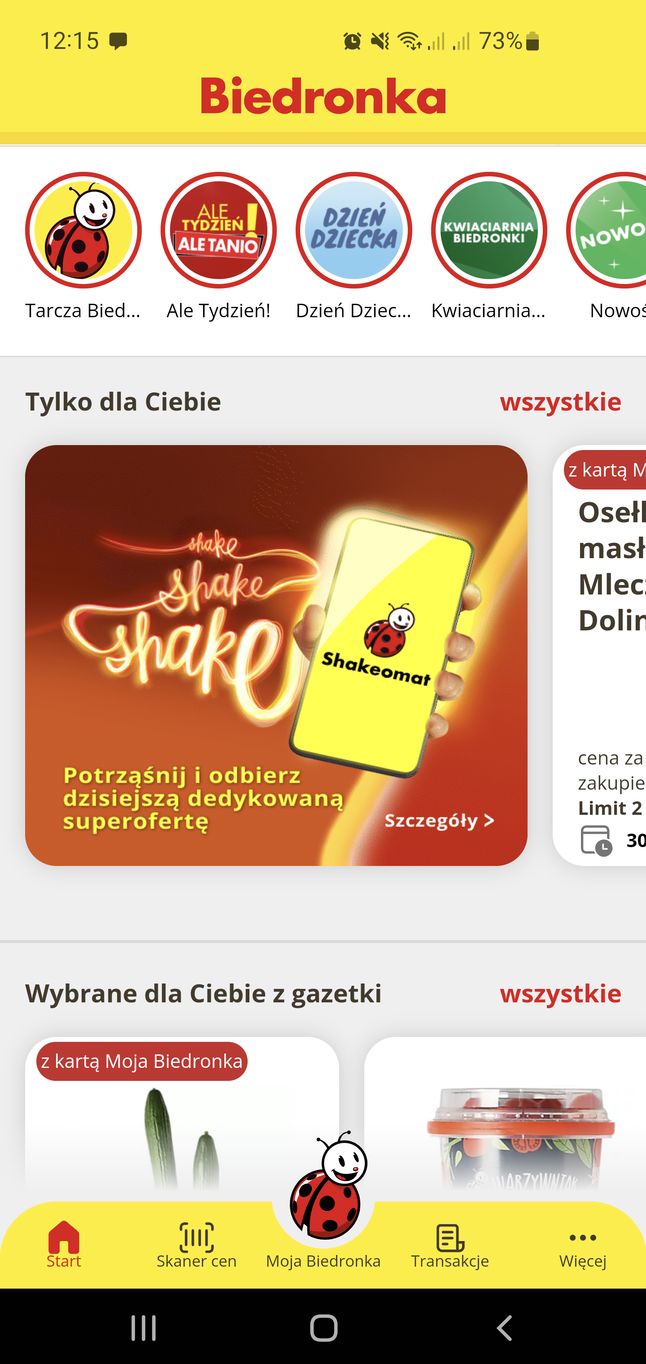 Aplikacja Biedronka