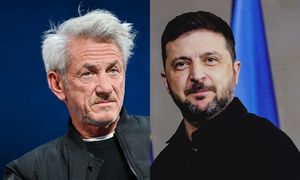Zignorował Oscary. Sean Penn odebrał wyjątkową nagrodę w Kijowie