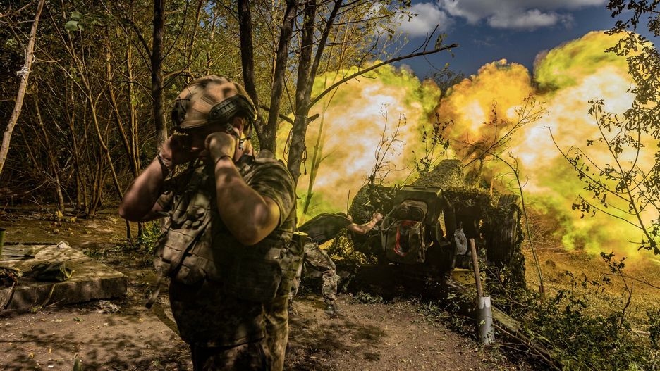 Wojna w Ukrainie rok 2023
DONETSK OBLAST, UKRAINE - AUGUST 13: Ukrainian soldiers fire with D-30 artillery at Russian positions in the direction of Klishchiivka, in Donetsk Oblast, Ukraine, on August 13, 2023. Diego Herrera Carcedo / Anadolu Agency/ABACAPRESS.COM
AA/ABACA