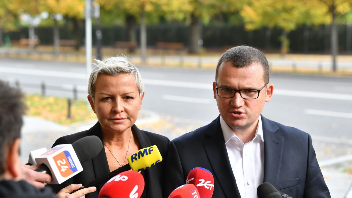 Na zdjęciu Anna Łukaszewska-Trzeciakowska i Paweł Szefernaker