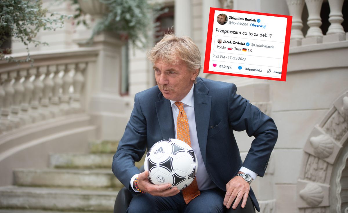 Awantura na Twitterze. Boniek starł się z Ozdobą