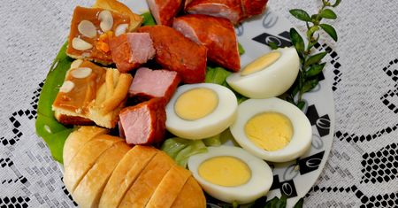 Każdy wkłada do wielkanocnego koszyka. Co symbolizują te produkty?