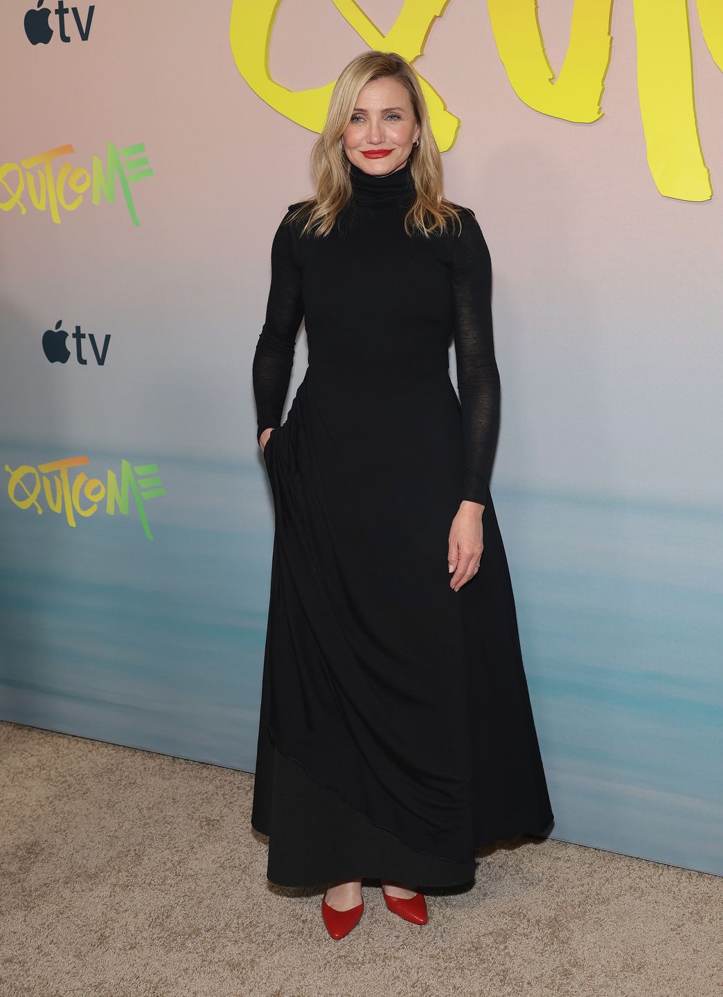 Cameron Diaz na premierze "Outcome" 
