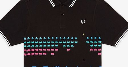 Klasyka gier na koszulce. Kultowa marka Fred Perry stworzyła serię ubrań dla fanów Space Invaders