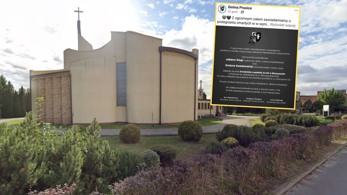  Uroczystości pogrzebowe odbędą się kościele p.w. św. Stanisława BM w Wieruszowie