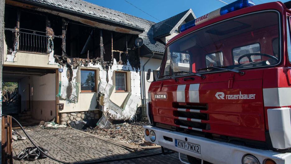 Pożar w Nowej Białej